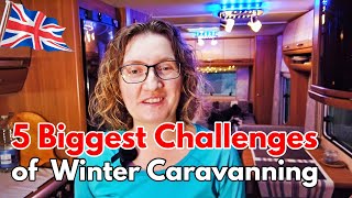 51 Challenges of Living Full Time in a Caravan Winter Caravanning in the UK [upl. by Anul]