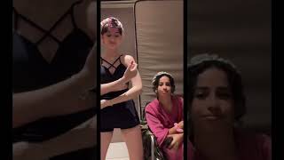 GIOVANNA ALPARONE E KAROL FAZEM DANÇA VIRAL NO INTERVALO DE PRODUÇÃO shorts [upl. by Shum348]