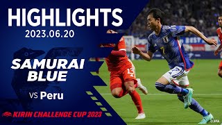 【ハイライト】日本代表vsペルー代表｜2023620 パナソニック スタジアム 吹田 キリンチャレンジカップ2023 [upl. by Aihtak355]