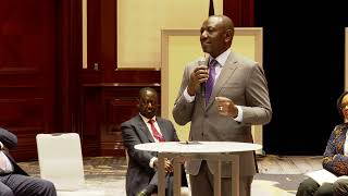 President Ruto defends Kenyas human Capital in Germany [upl. by Nylasoj]