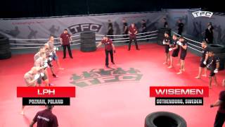 Fight 1 of the TFC Event 1 LPH Poznan Poland vs Wisemen Gothenburg Sweden [upl. by Pacian707]