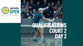 ABN AMRO Open 2024 Qualifiers Day 2  Court 2 [upl. by Anneres350]