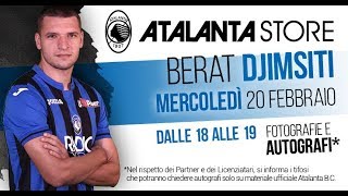 Atalanta Store special guest Berat Djimsiti [upl. by Lleynod]