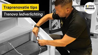 Traprenovatie tips  Aflevering 7 Trenovo verlichting installeren [upl. by Pulling]