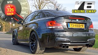 650HP BMW 1M V8 Supercharged  100200 200300 amp AKRAPOVIC SOUND [upl. by Joerg]