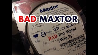 Bad Maxtor Diamond Max Plus 8 [upl. by Rehpotsirh]