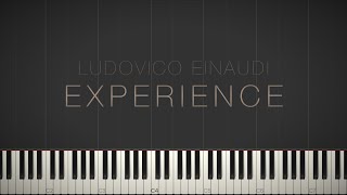 Experience  Ludovico Einaudi \\ Synthesia Piano Tutorial [upl. by Lezti]