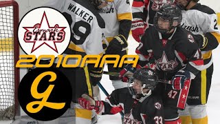 HIGHLIGHTS 2010AAA Jr Sabres Invitational  Goldrush vs Esmark Stars 10282023 [upl. by Names]