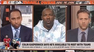 Terrell Owens says Max Kellerman is BLACKER than Stephen A Smith [upl. by Latsyek145]