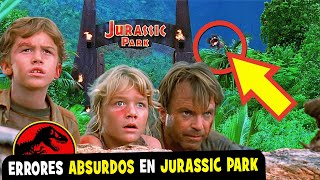 33 ERRORES ABSURDOS en JURASSIC PARK 1993 que NO notaste 🎬Parque Jurásico [upl. by Niels]