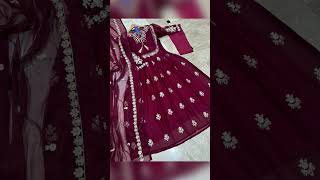 Ajwa CollectionBy AampTNeckSleeveeFront Embroidered Maxi pakistanisuits pakistanioutfits pakist [upl. by Eceinwahs]