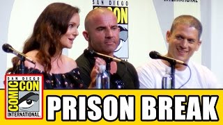 PRISON BREAK Comic Con 2016 Panel  Season 5 Wentworth Miller Dominic Purcell Sarah Wayne Callies [upl. by Kissel]