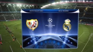 PES 2012 Master League  Champions  Cuartos   IDA  Rayo VS RMadrid  Un verdadero reto [upl. by Fronnia]