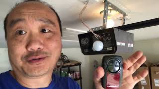 How To Program Craftsman Garage Door Remote Control [upl. by Nalyac701]