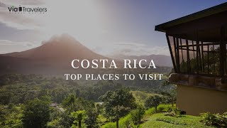 Top 10 Places to Visit in Costa Rica amp Things to Do 4K UHD [upl. by Sherris799]