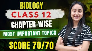 Class 12th BIOLOGY Most Important Topics  Score 7070 class12 boardexam motivation [upl. by Denman]