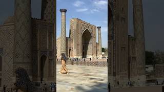 Registan Square a UNESCO World Heritage Site in Samarkand Uzbekistan [upl. by Ainola]