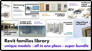 REVIT FAMILIES COMPLETE LIBRARY [upl. by Mou]