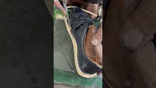 Hugo boss sneaker repair asmr repair restoration sneakers youtubeshorts shoesole leatherworks [upl. by Dnomal]