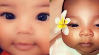 Kylie Jenner Baby Stomi 💖 amp Khloe Kardashian Baby True 💛 They are so Cute 🌟 [upl. by Dennet]