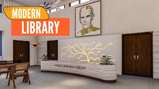 Library Interior Design Transformation  Liaquat Memorial Library Karachi [upl. by Rosmarin721]