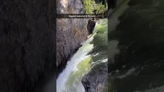 Biggest waterfall in Florida 😉justkidding florida yellowstone grandcanyon waterfall [upl. by Arreit]