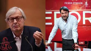 Vittorio Sgarbi  Report Insulti e Oscenità a Radio PugginiOnAir 28012024 [upl. by Quar]