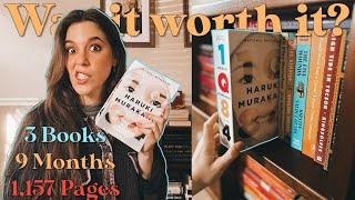 1Q84 BOOK 3 reading vlog  THE FINAL REVIEW [upl. by Yragerg]