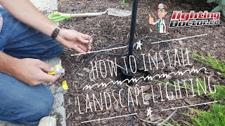 Install Low Voltage Landscape Lighting [upl. by Adnerak]