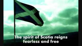 Scotland The Brave Lyrics [upl. by Shulman25]