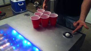 Auto ball washer beer pong table made in TEXAS [upl. by Adena]