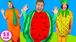 Yummy Fruits and Vegetables  Kids Songs Collection [upl. by Cesaro]