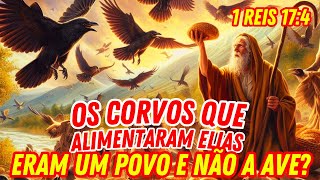 ELIAS NÃO FOI ALIMENTADO PELAS AVES CORVOS MAS POR UM POVO CHAMADO CORVOS [upl. by Hartzke]