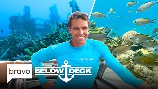 Ben Willoughby Takes The Guests On An Underwater Adventure  Below Deck S11 E5  Bravo [upl. by Airalednac]