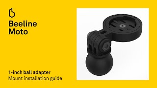 1inch Ball Adapter mount installation guide – Beeline Moto [upl. by Winnie]