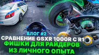 МотоБудни 2  Чем GSXR 1000R лучше R1 Фишки для начинающих мотоциклистов [upl. by Oznofla610]