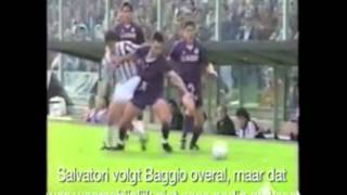 Baggio torna a Firenze con la maglia della Juve [upl. by Harsho593]