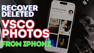 How To Recover Deleted VSCO Photos From iPhone  VSCO Photo Recovery 2024 [upl. by Karla]