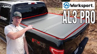 GIVEAWAY Worksport AL3 Pro Tonneau Cover  Review [upl. by Violetta]