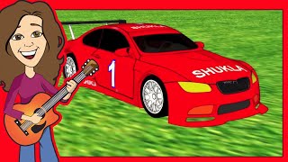 Vroom Goes the Red Race Car Childrens song  R Sounds  Patty Shukla [upl. by Tamqrah]