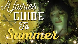 A Fairies Guide to Summer 🌞 DIY Lammas Fairy amp Fairy home  Exploring the woods  🧚‍♂️ [upl. by Duomham]