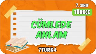 Cümlede Anlam 📙 tonguçCUP 1Sezon  7TURK4 2024 [upl. by Annaiel]