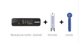 Blood glucose monitor  test strips  lancets [upl. by Laup82]