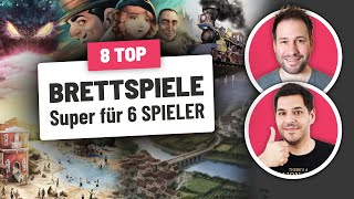 Richtig coole Brettspiele für 6 und mehr Spieler 🤩 Zuschauertipps [upl. by Ainak]