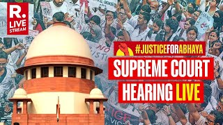 RG Kar Case Hearing Supreme Court Bench Reviews CBIs Status Report [upl. by Caassi578]