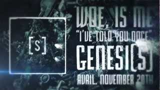 Woe Is Me  Ive Told You Once Lyric Video [upl. by Barde]