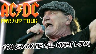 ACDC  YOU SHOOK ME ALL NIGHT LONG  Stuttgart 17072024 quotPOWER UPTourquot [upl. by Miki]