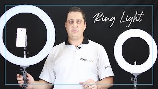 Ring Light  Comparativo entre Ring RL12 e RL18 Qual modelo escolher [upl. by Annaicul]