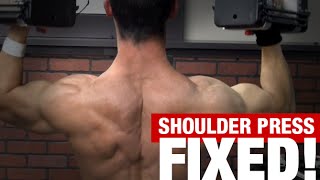 Overhead Shoulder Press 3 MISTAKES [upl. by Cristoforo]