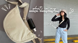 what’s in my uniqlo dumpling bag 🥟👜  Mikee Abueg [upl. by Kahler]